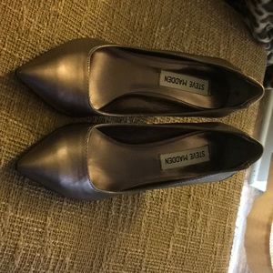 Steve Madden Bronze/Silver Heels